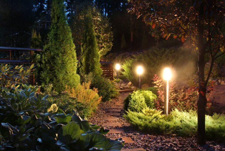 Outdoor Lighting Types and Benefits. Inspect for fall landscape maintenance