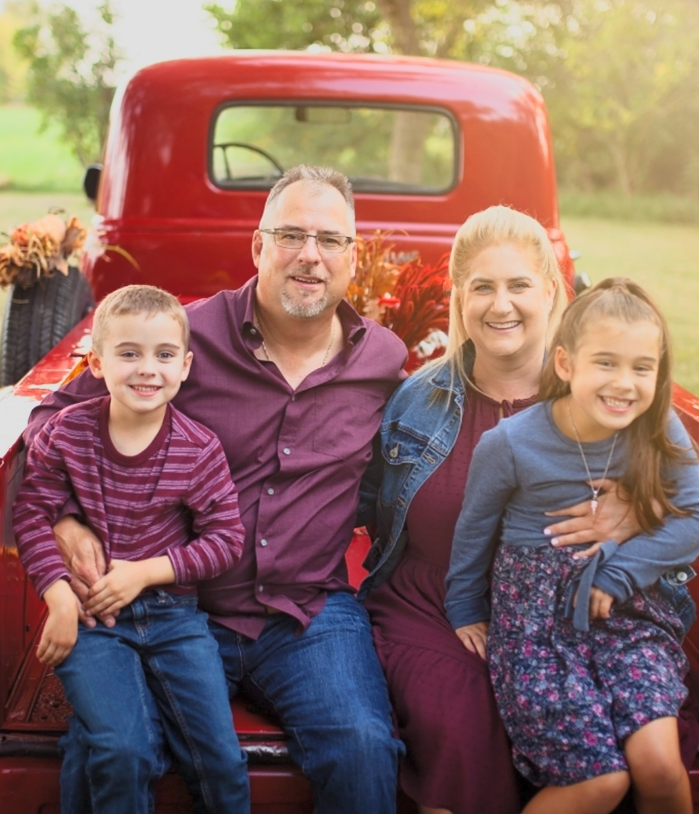 Andy Wiltberger and family